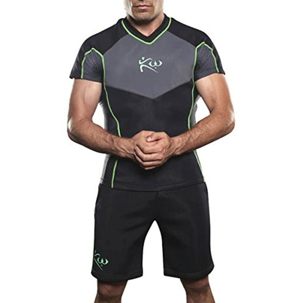 NEW Kutting Weight Men's Neoprene Weight Loss Sauna Shirt Short Sleeve